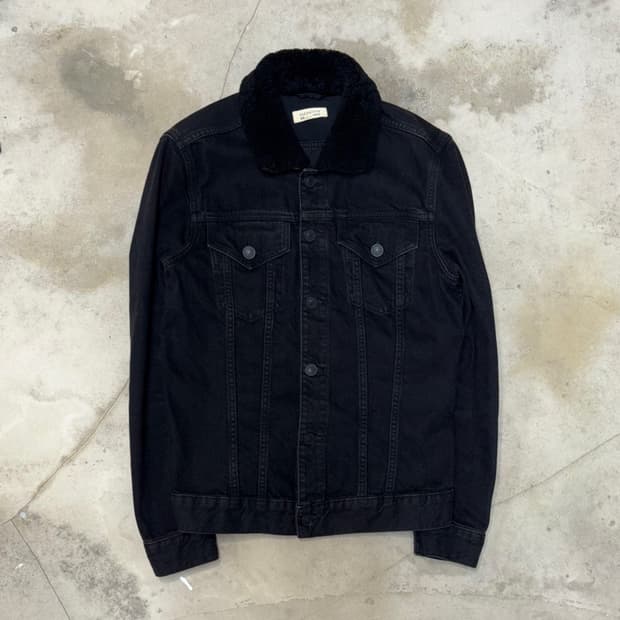 [M] ALLSAINTS Fur Denim Jacket