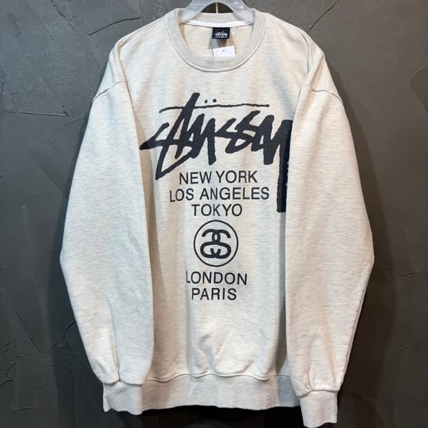 [XL] STUSSY 스투시 월드투어 스웻 셔츠