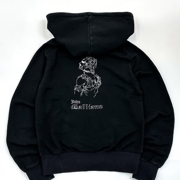 존 갈리아노 11SS 스톤 스태추 후드집업  