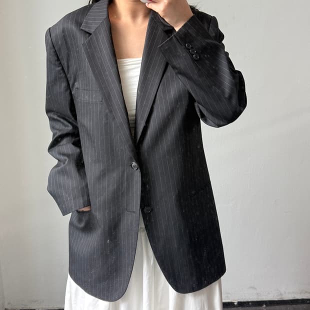 [48R] 조르지오 아르마니 스트라이프 셋업