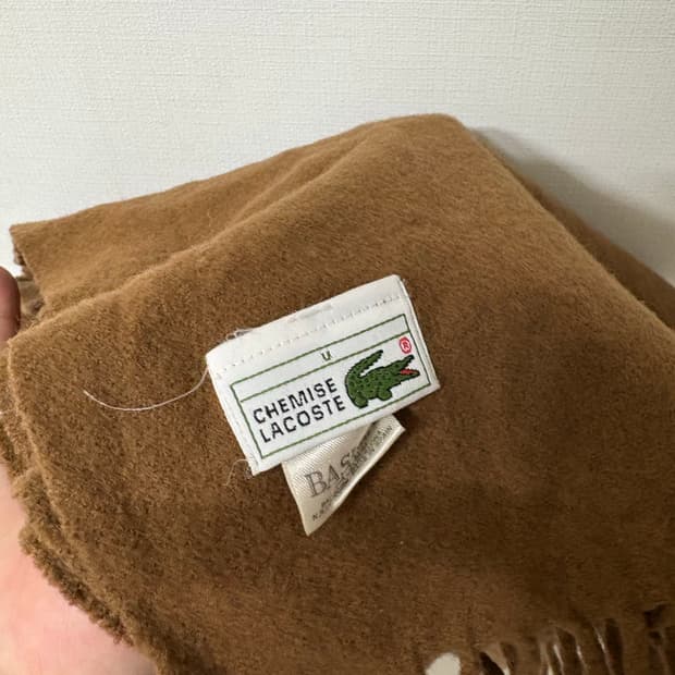 라코스테 브라운 머플러