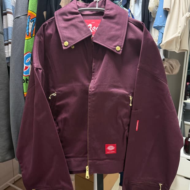 후미토간류 아이젠하워 자켓 마룬