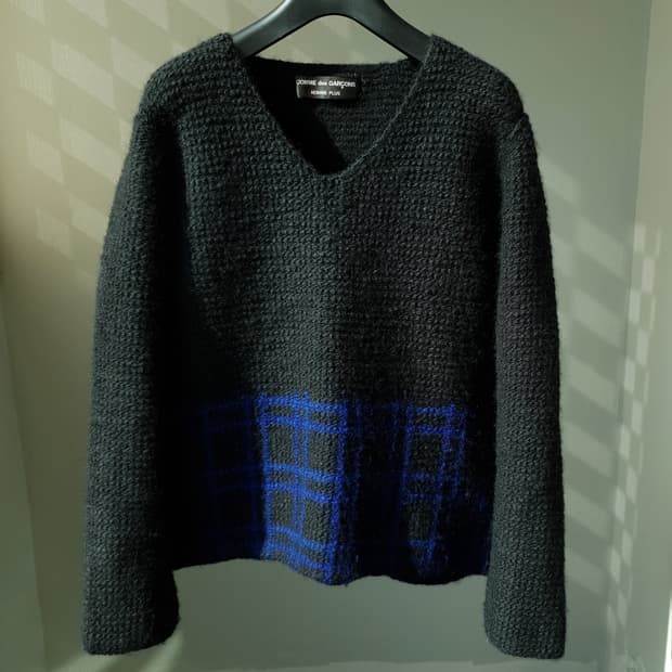 Comme Des Garcons heavy wool knit