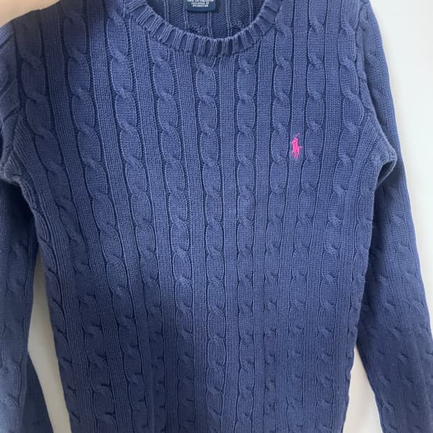 폴로 니트 네이비