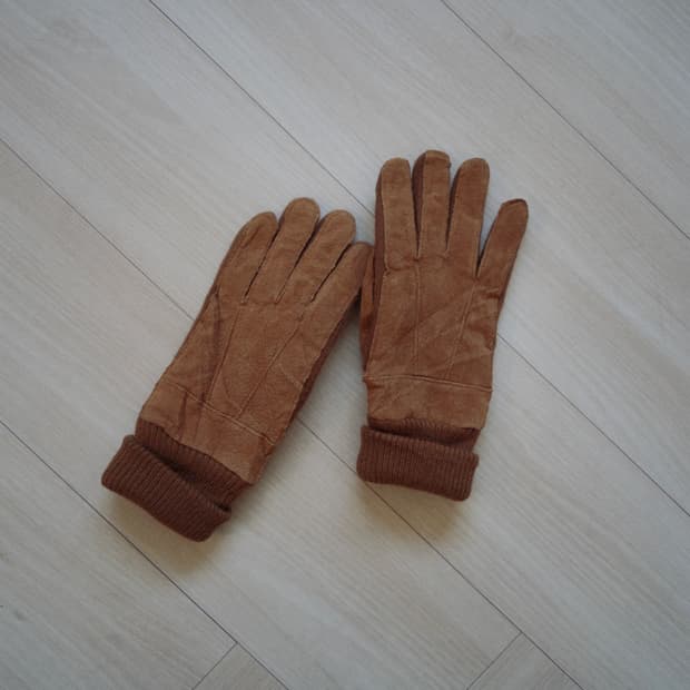 [Vintage] mouton touch gloves 