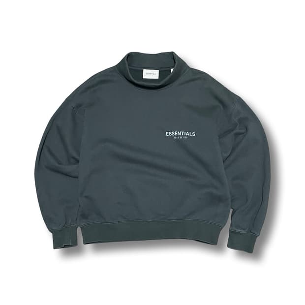 [S] 에센셜 Fear of God 모크넥 맨투맨 티셔츠