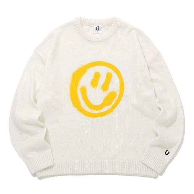 이스트쿤스트 스마일리 니트_크림