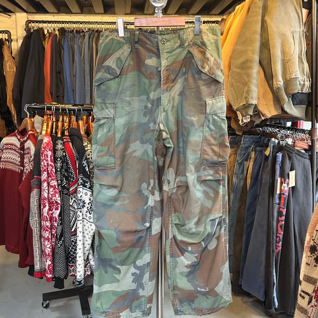 80s Us Army 미군 오리지널 M65 우드랜드 필드 팬츠