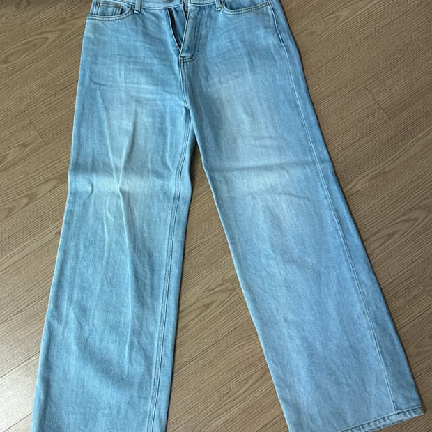 유니클로 연청 바지 