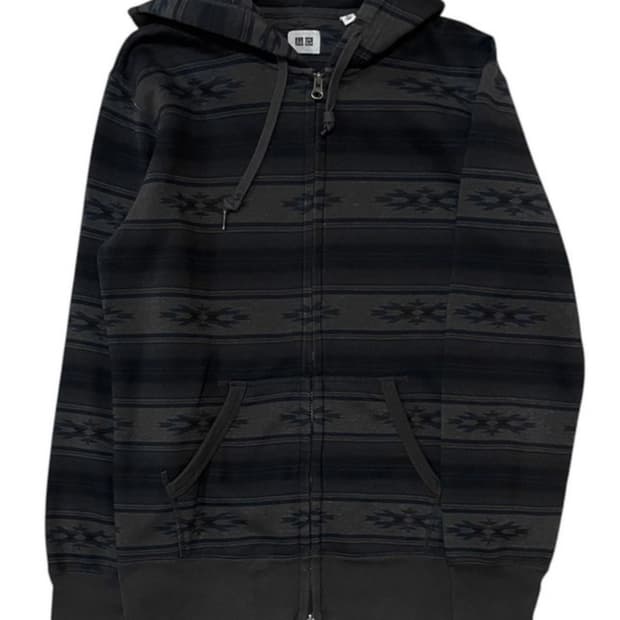 일본 유니클로 패턴 후드집업