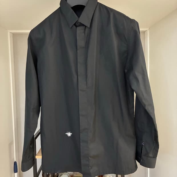 디올 옴므 2005AW BEE EMBROIDERED DRESS SHIRT