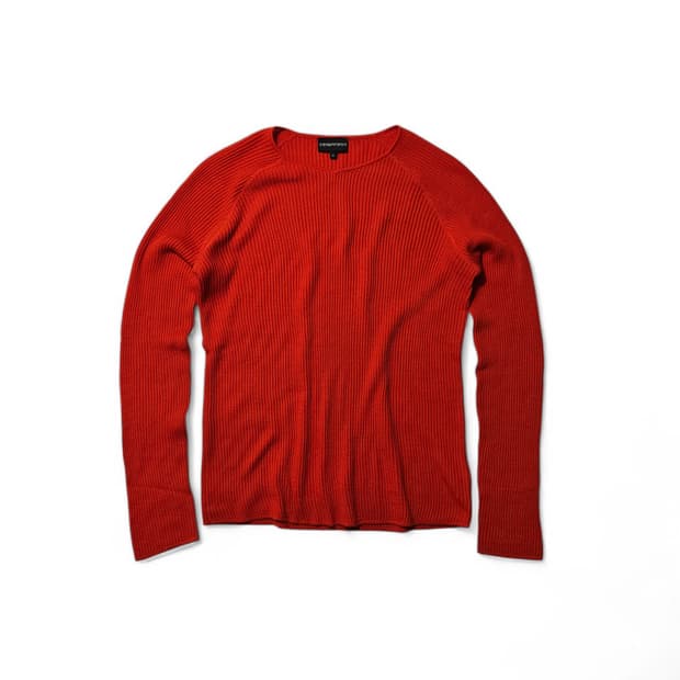 엠포리오 알마니 와플 니트 롱슬리브 50