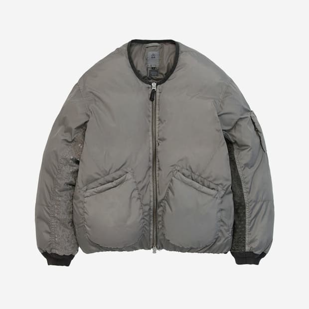 폴리테루 플로럴 다운 라이너 자켓 세이지