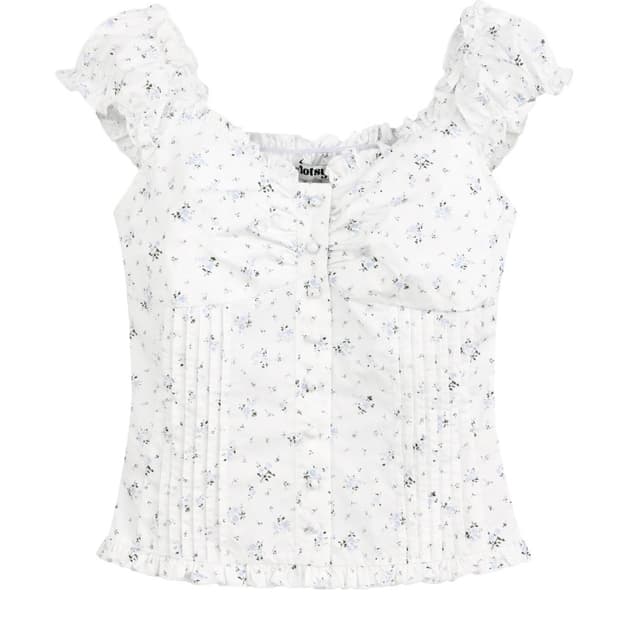 라츠유 april blossom lace top