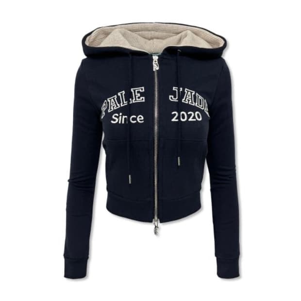 [S] 페일제이드 레트로 패치 후드집업 네이비