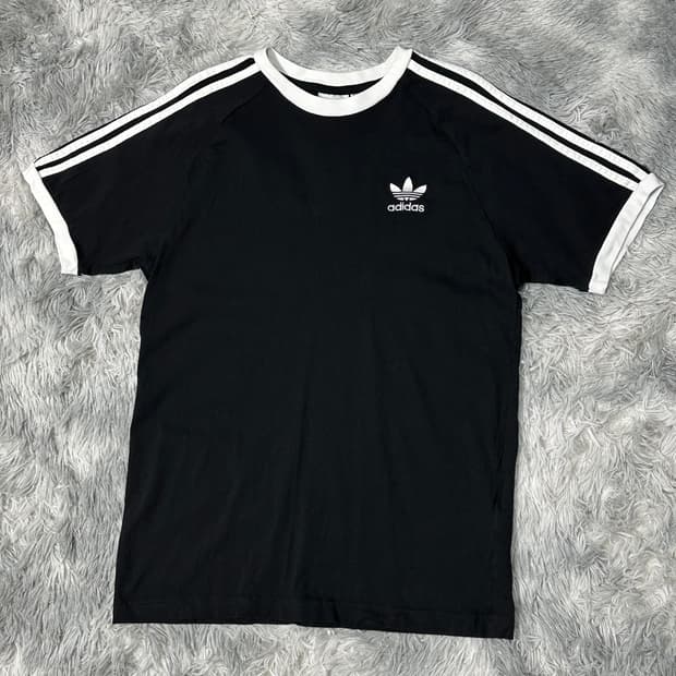 아디다스 링거 반팔티 블랙 XL