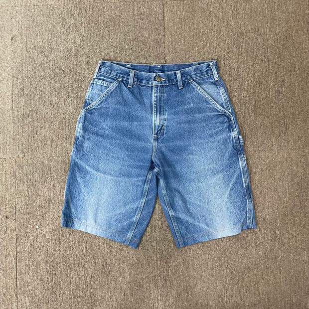 (32) Carhartt 칼하트 컷오프 데님 반바지 