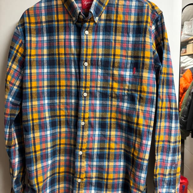 [M] 슈프림 라이트웨이트 플란넬셔츠 멀티