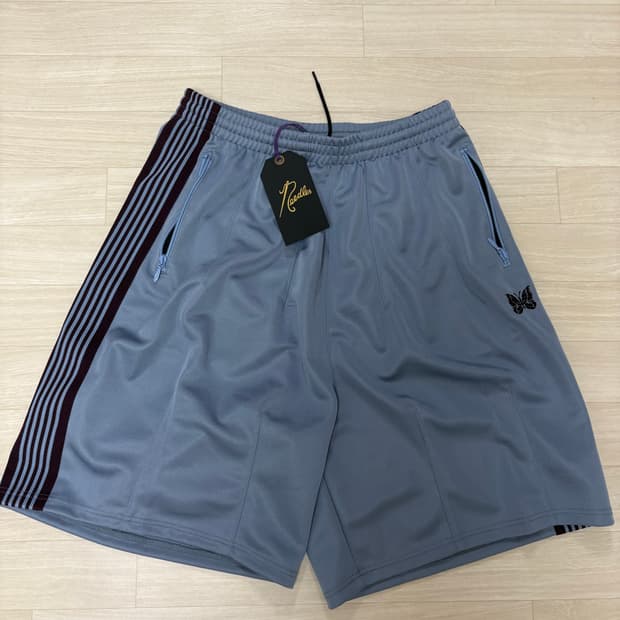 니들스 x LHP 트랙 쇼츠 폴리 스카이 블루