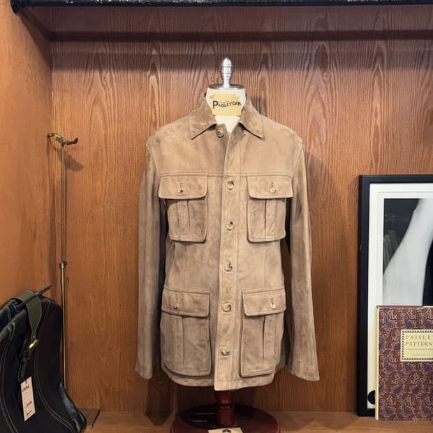 톰포드 스웨이드 자켓