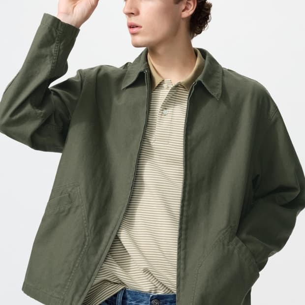 JWA 집업블루종 올리브 XL