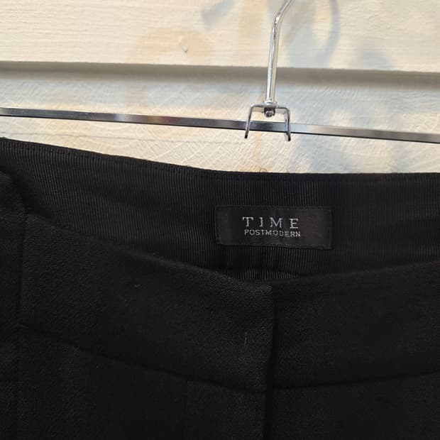 TIME  블랙 모 정장 바지