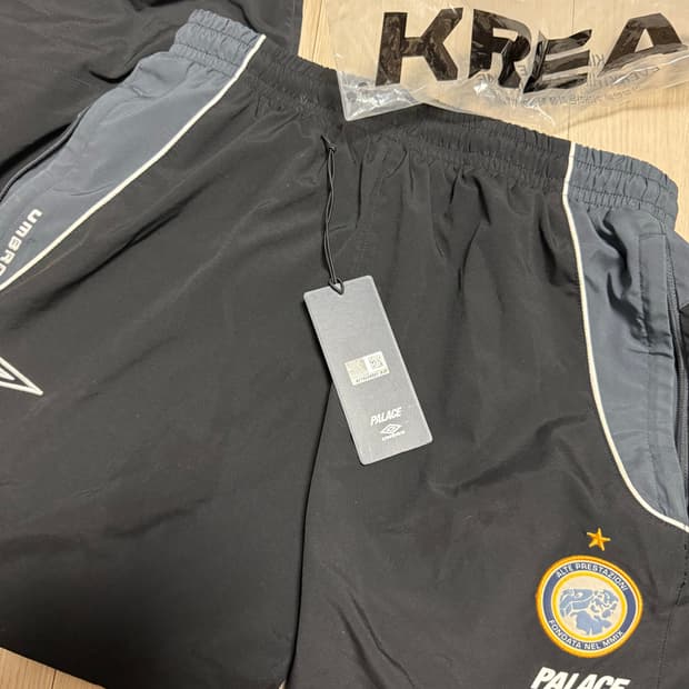 엄브로x팔라스 트랙팬츠 S 블랙