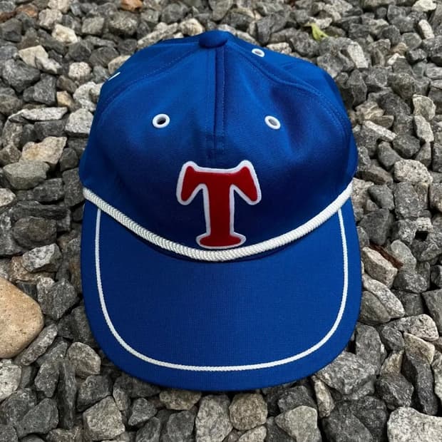 90s 빈티지 자수 볼캡 