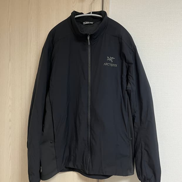 아크테릭스 바람막이 아톰lt 자켓 블랙 L