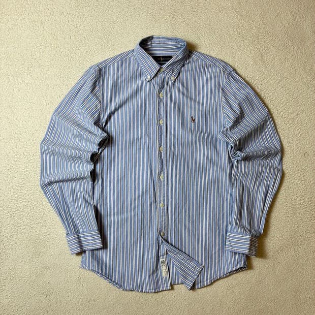 폴로 랄프로렌 시티보이룩 스트라이프 포니 로고 셔츠 PN7478