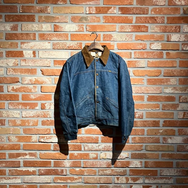 70s USA 빈티지 랭글러 매버릭 셰르파 데님 자켓
