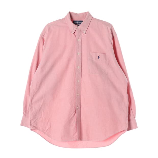 폴로 랄프 로렌 빅 셔츠 핑크 L