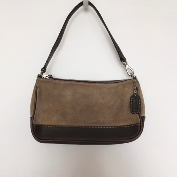 Coach suede mini bag