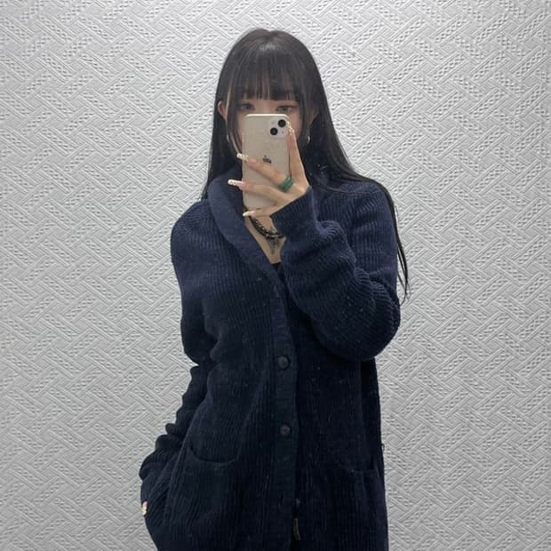 폴로 랄프로렌 모던 시크 캐주얼 숄카라 니트 가디건 M C09909