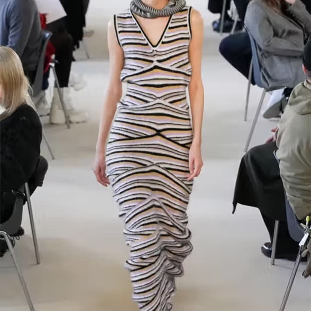 키코 코스타디노브 원피스 Striped Dress