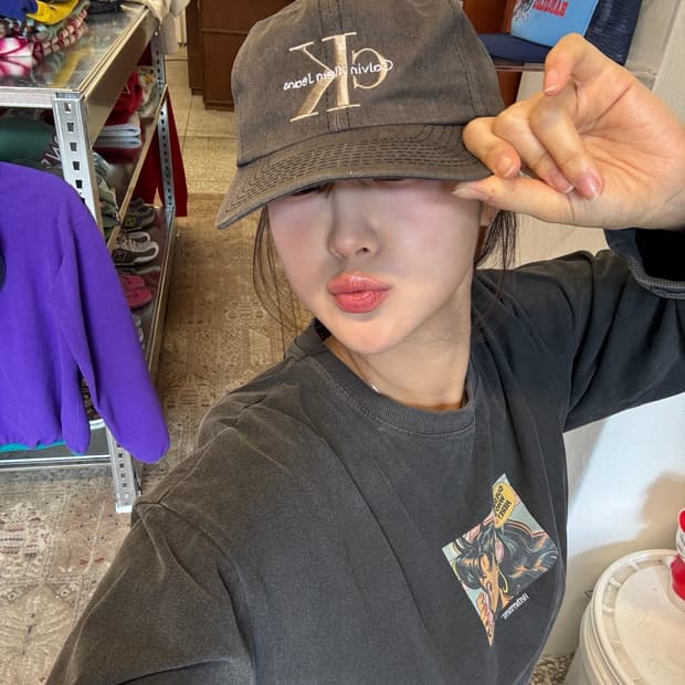 캘빈클라인 빈티지햇