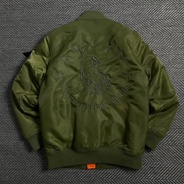 팬콧 MA-1 항공 블루종 점퍼 카키 o 4462