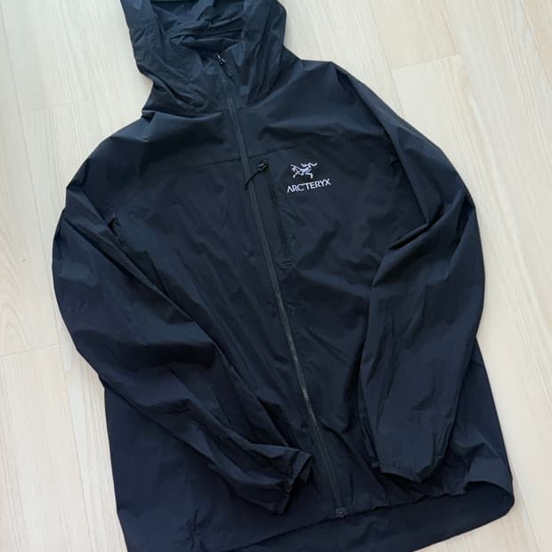 [택보유] 아크테릭스 스쿼미시 남성 후디 블랙 M