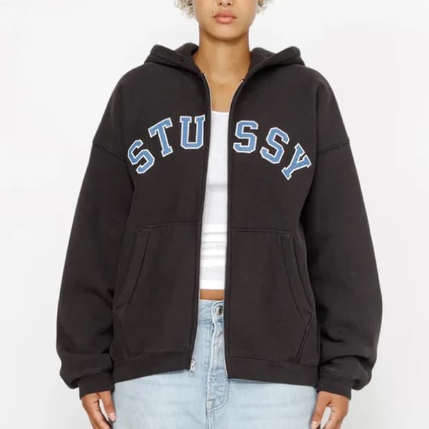 (M) 스투시 후드 집업