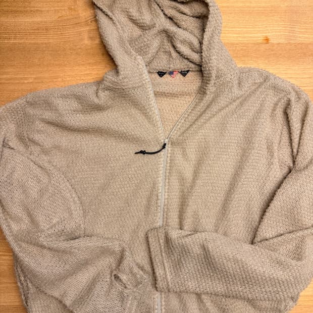 gnuhr x norda SHAG ZIP HOODIE