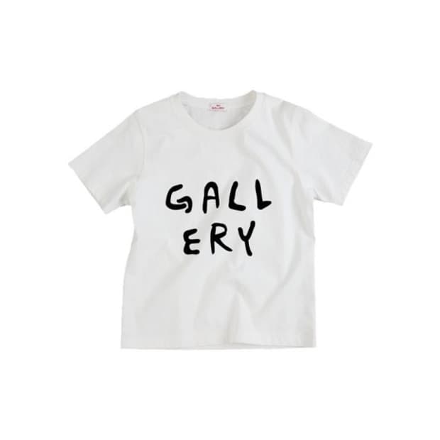 1011 GALLERY 로고 반팔 티셔츠 화이트 M