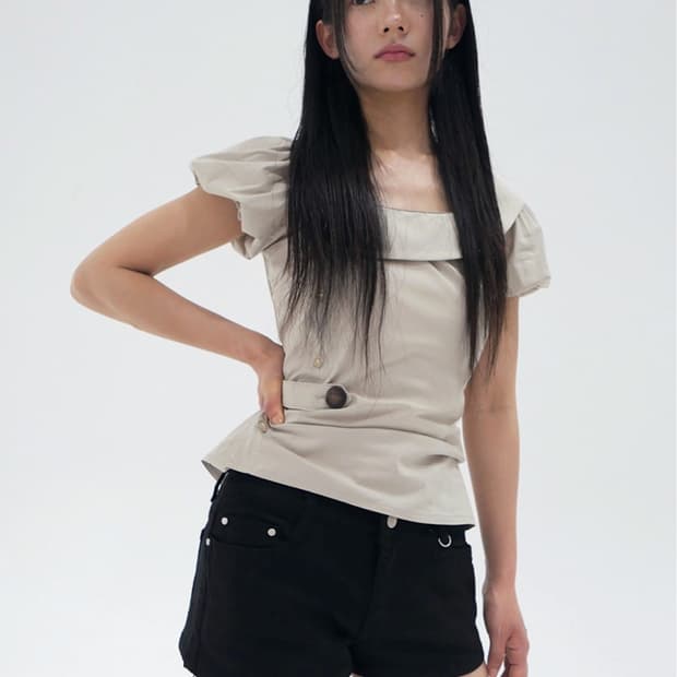 새상품/미착용 베이비랩 clover bl ash beige