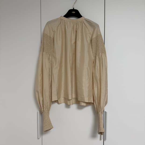 FUMIKAUCHIDA 후미카우치다 실크100 블라우스