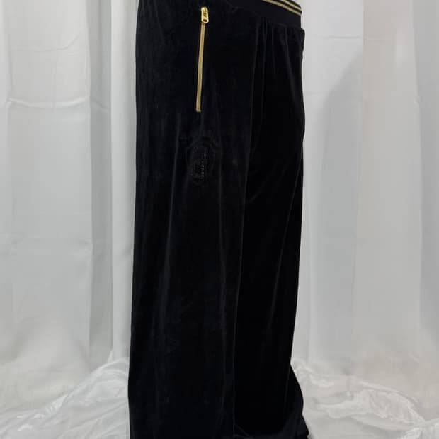 velvet training pants