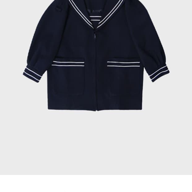 freckle sailor midi jacket