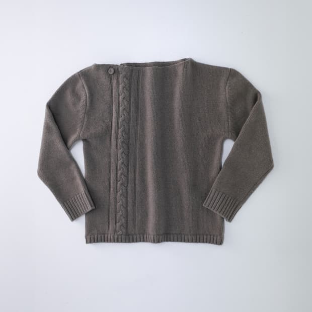 울리카 상투스 Rope knit top (etoupe)