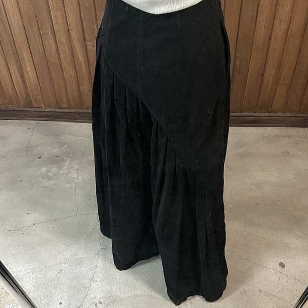KAPITAL pleated wide corduroy pants