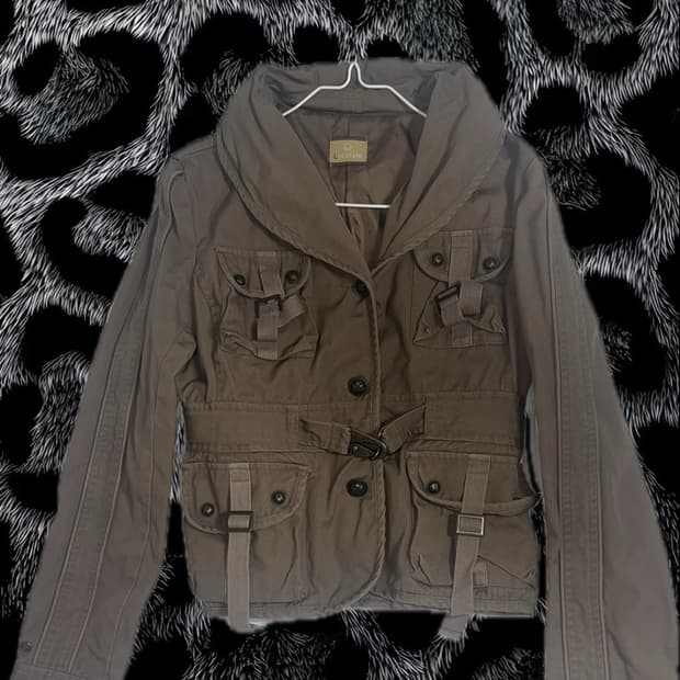 Y2k 브라운 빈티지 자켓