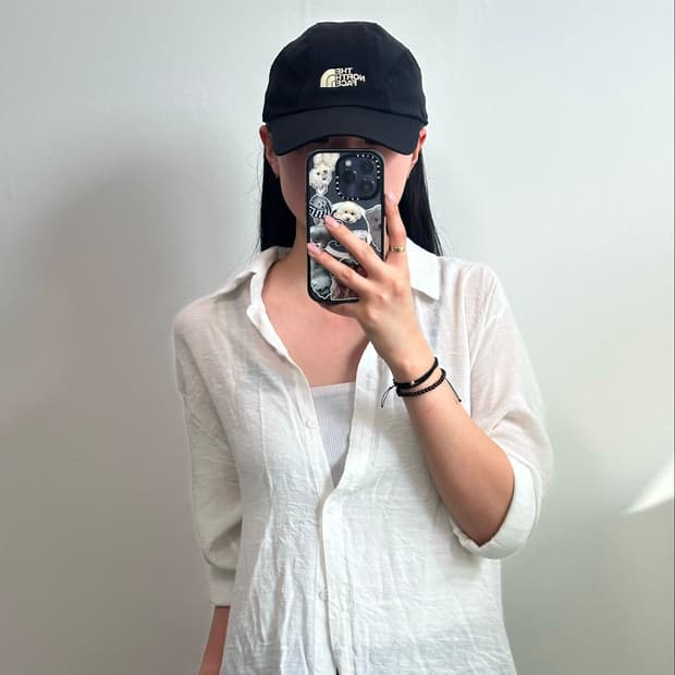 노스페이스 블랙 캠프 캡