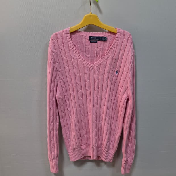 폴로 랄프로렌 새상품 꽈배기 니트 케이브니트 여성L